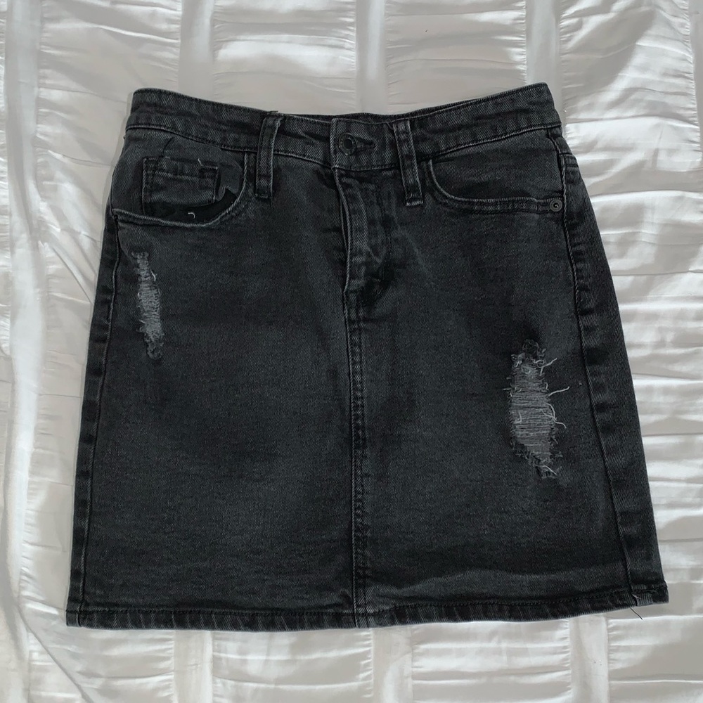 3 for 22! 💎 Black Denim Skirt